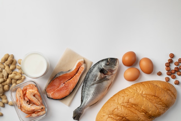 Alimentos comunes que pueden causar reacciones alérgicas en las personas