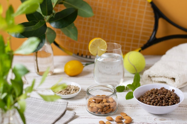 Surtido de complementos alimenticios